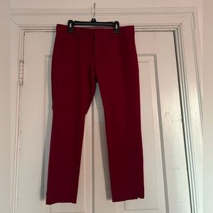 Red Banana Republic Slim Sloan Fit pants